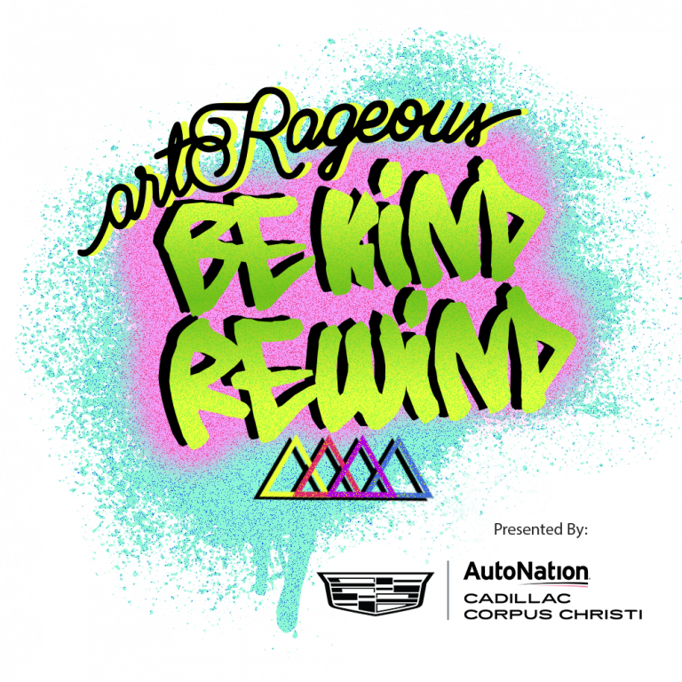 "artrageous: Be Kind Rewind is written in bright pink and green like graffiti in the Fresh Prince of Bel Aire style