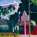 Jacinto Guevara, Del Bravo Records, 2016, acrylic on wood panel, 36 in. x 48 in., From the Collection of Cheech Marin